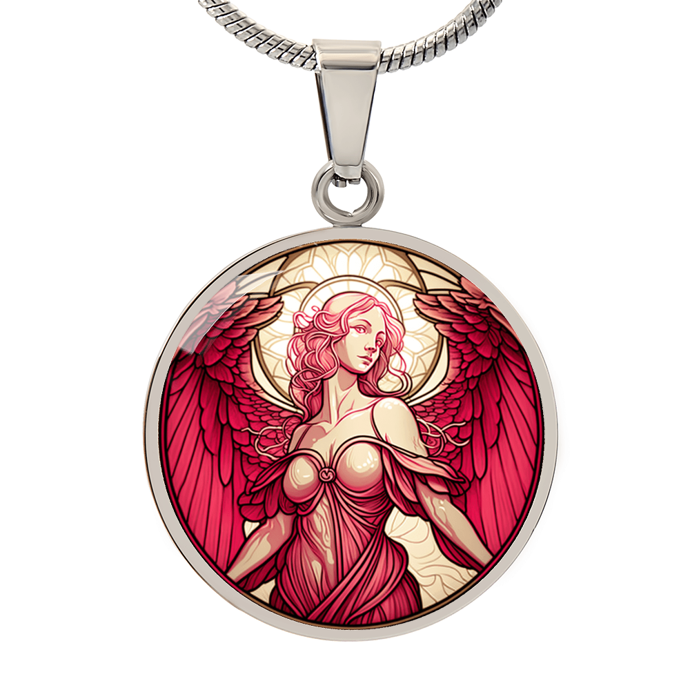 Archangel Ariel Graphic Art Necklace