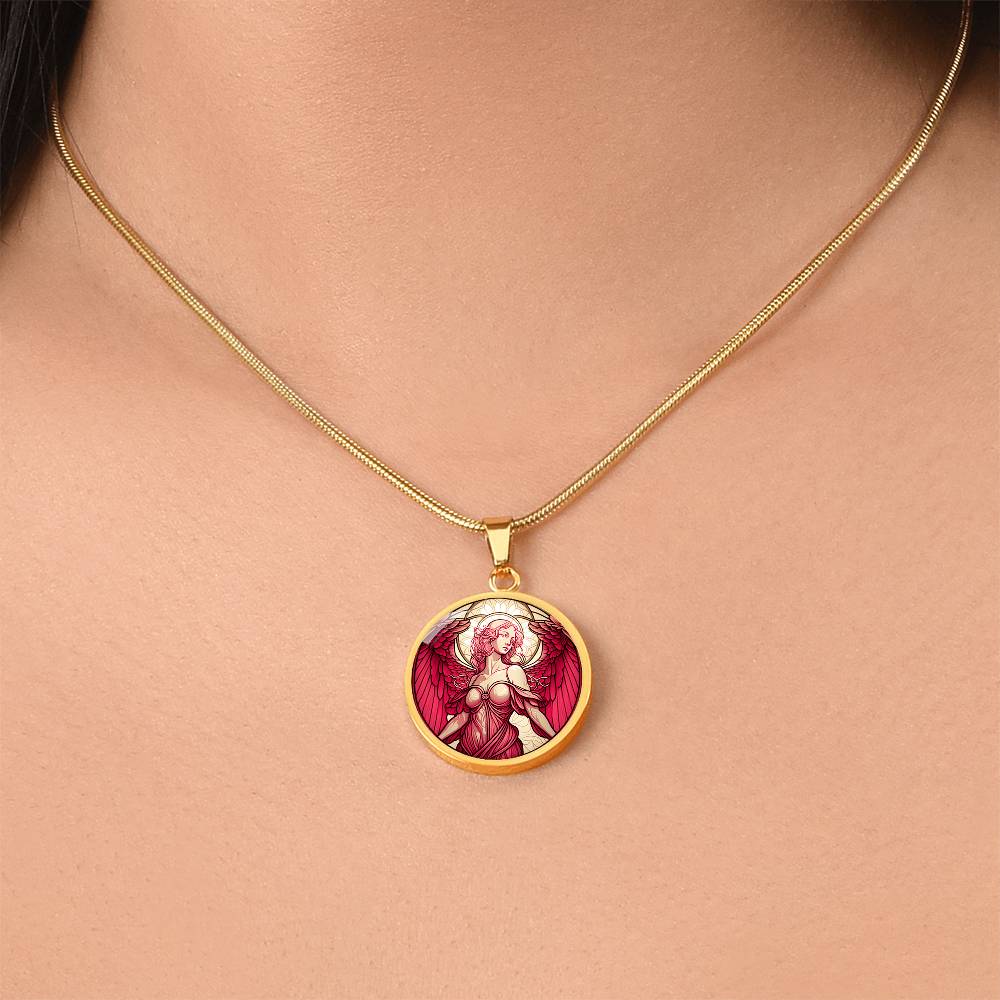 Archangel Ariel Graphic Art Necklace