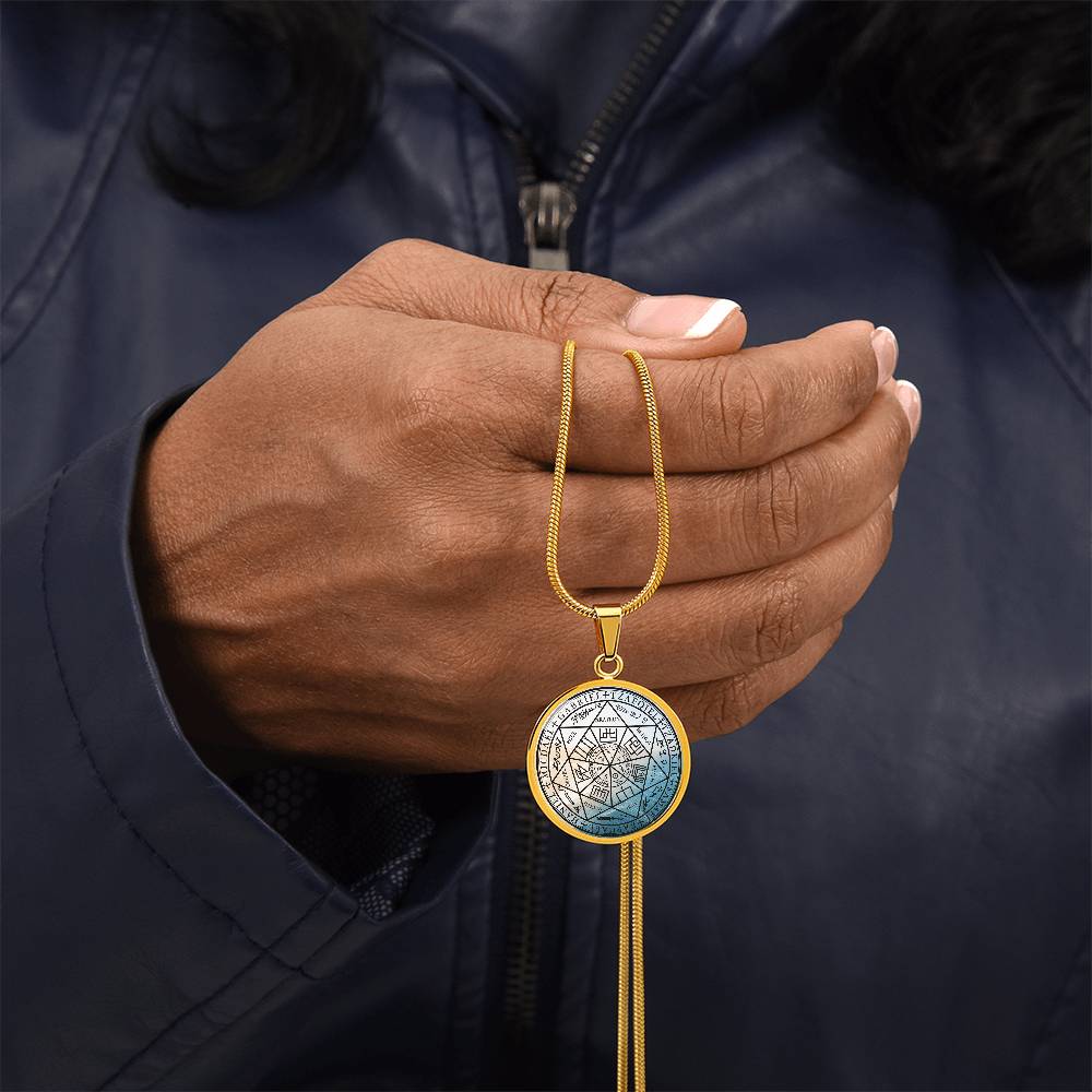 7 Archangels Sigil Wave Necklace