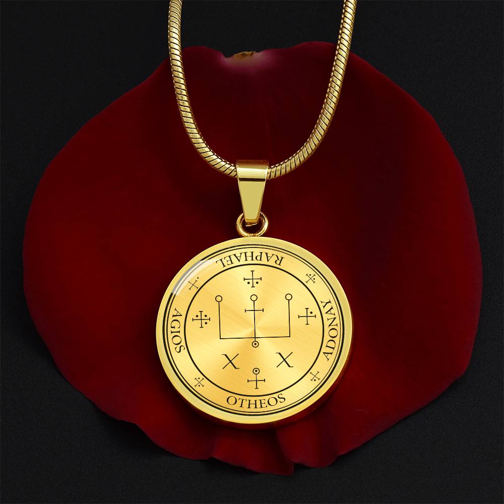 Archangel Raphael Sigil Necklace
