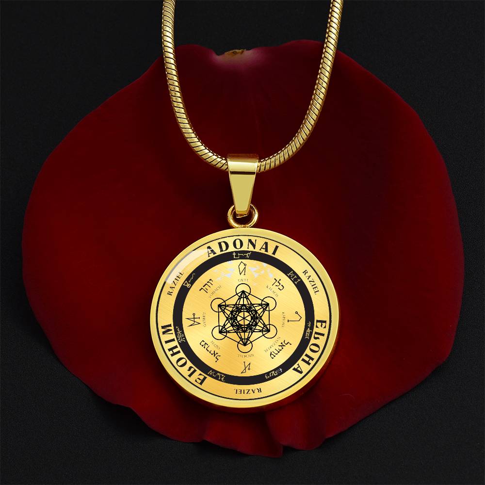 Archangel Raziel Sigil Necklace