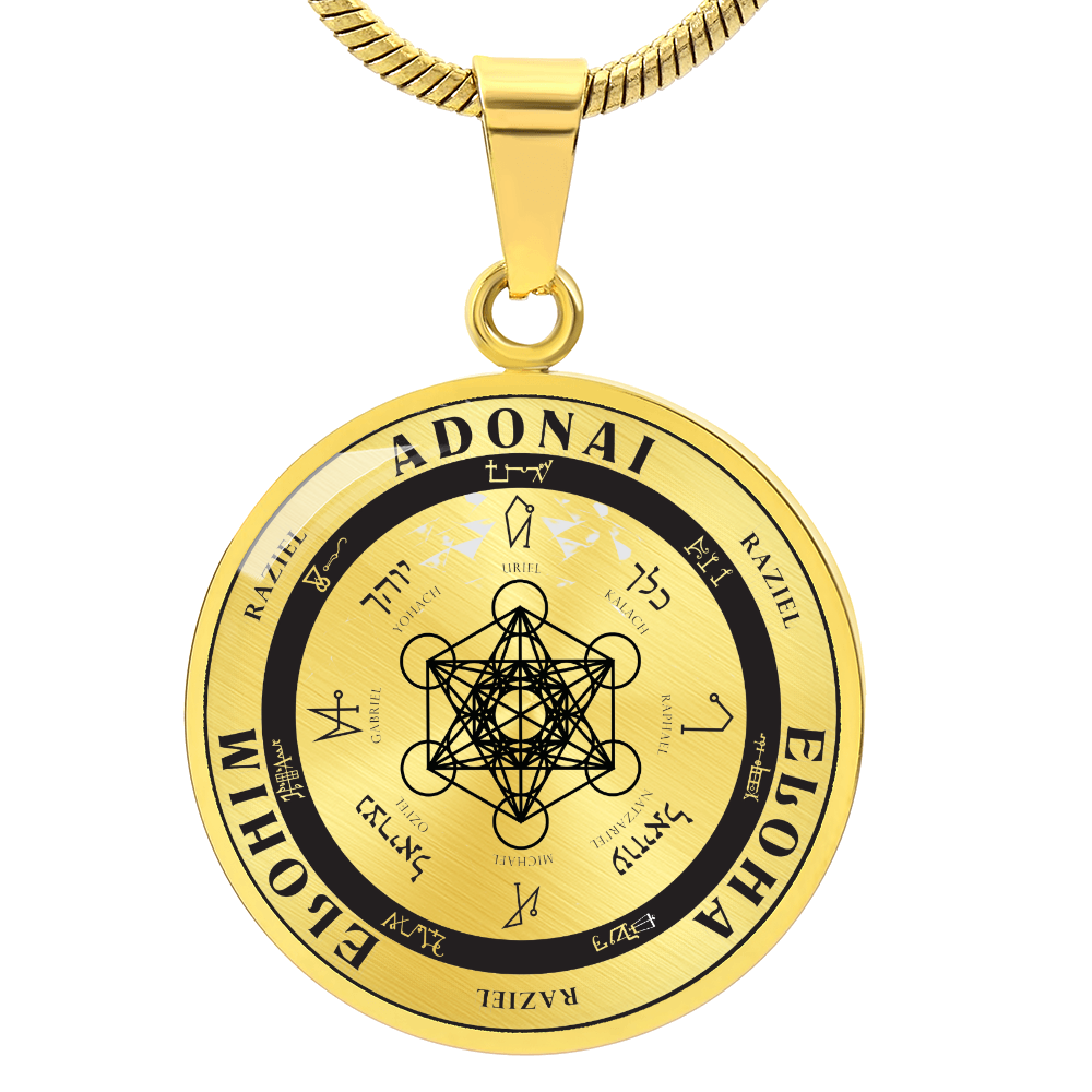 Archangel Raziel Sigil Necklace