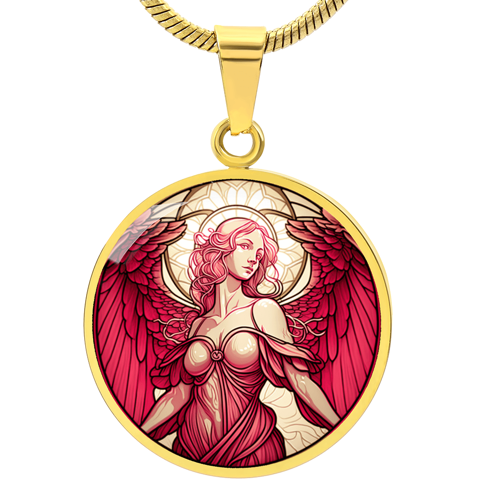 Archangel Ariel Graphic Art Necklace