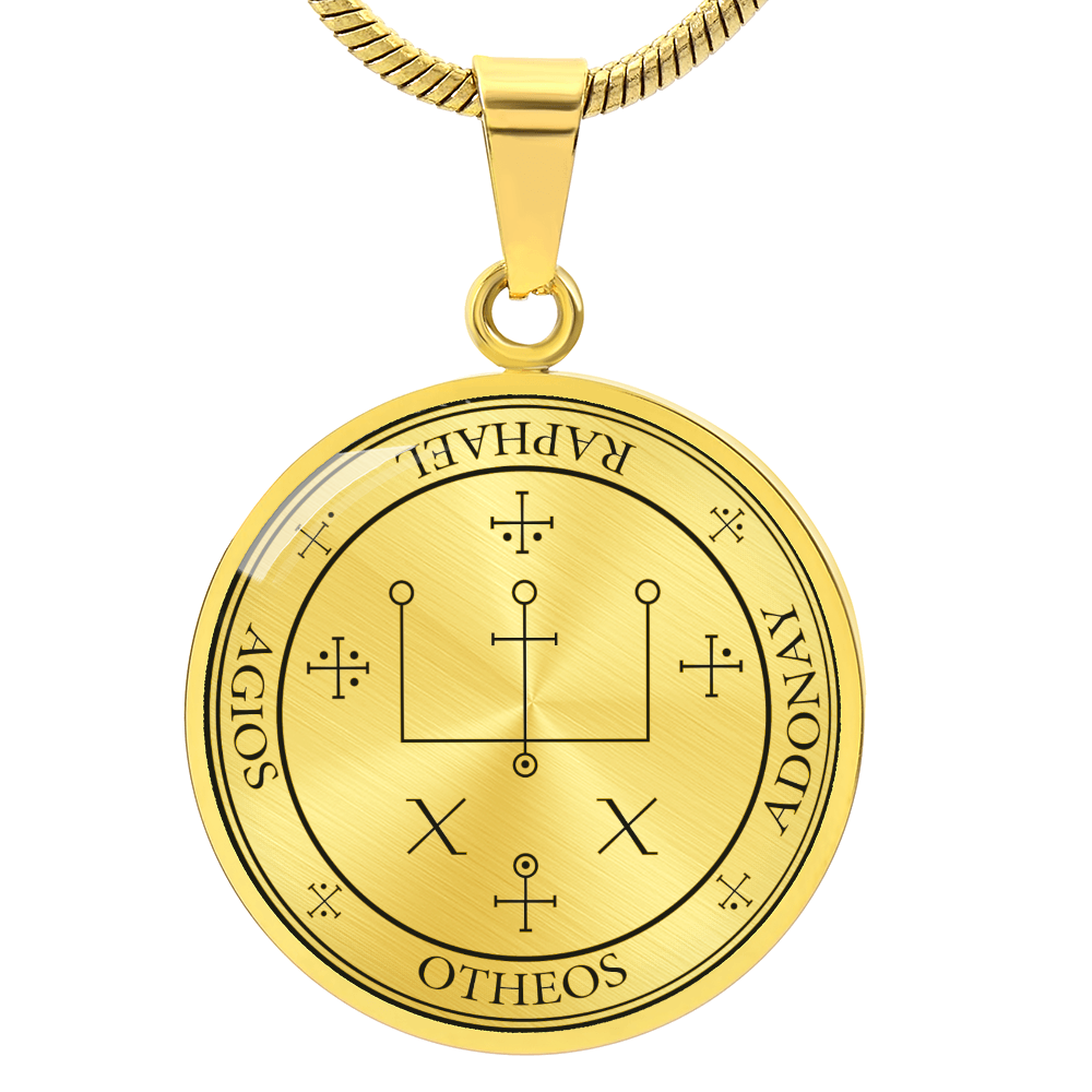 Archangel Raphael Sigil Necklace