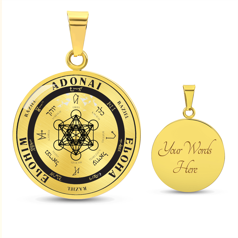 Archangel Raziel Sigil Necklace