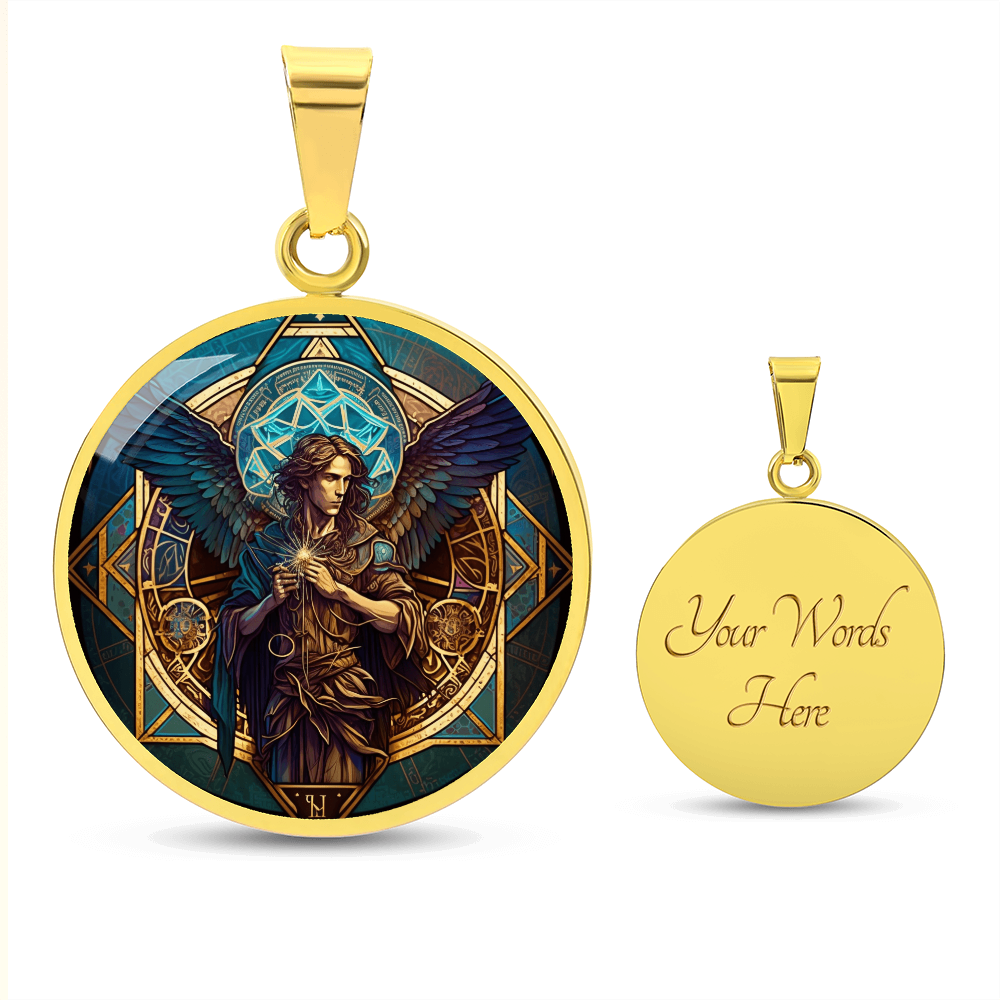Archangel Metatron Graphic Art Necklace