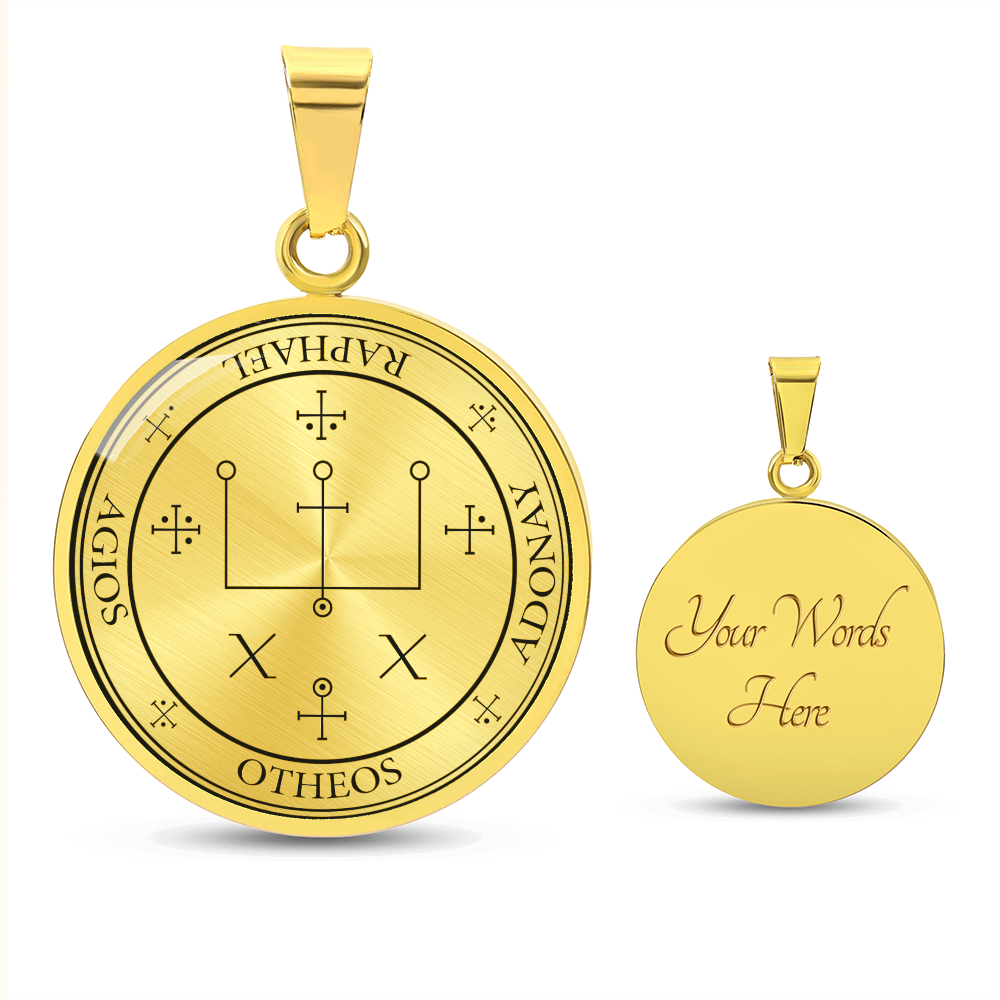 Archangel Raphael Sigil Necklace