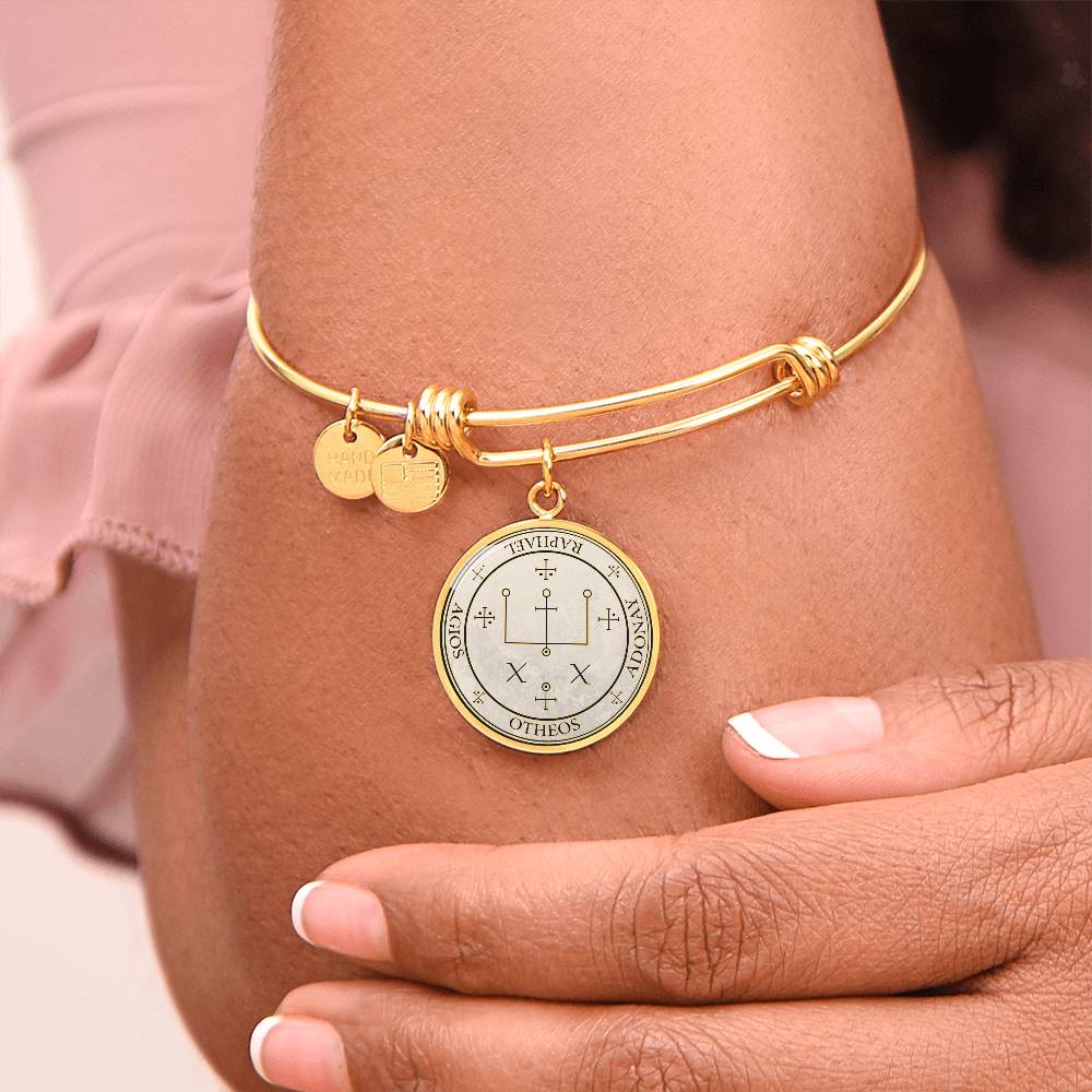 Archangel Raphael Sigil Bracelet - Old Manuscript