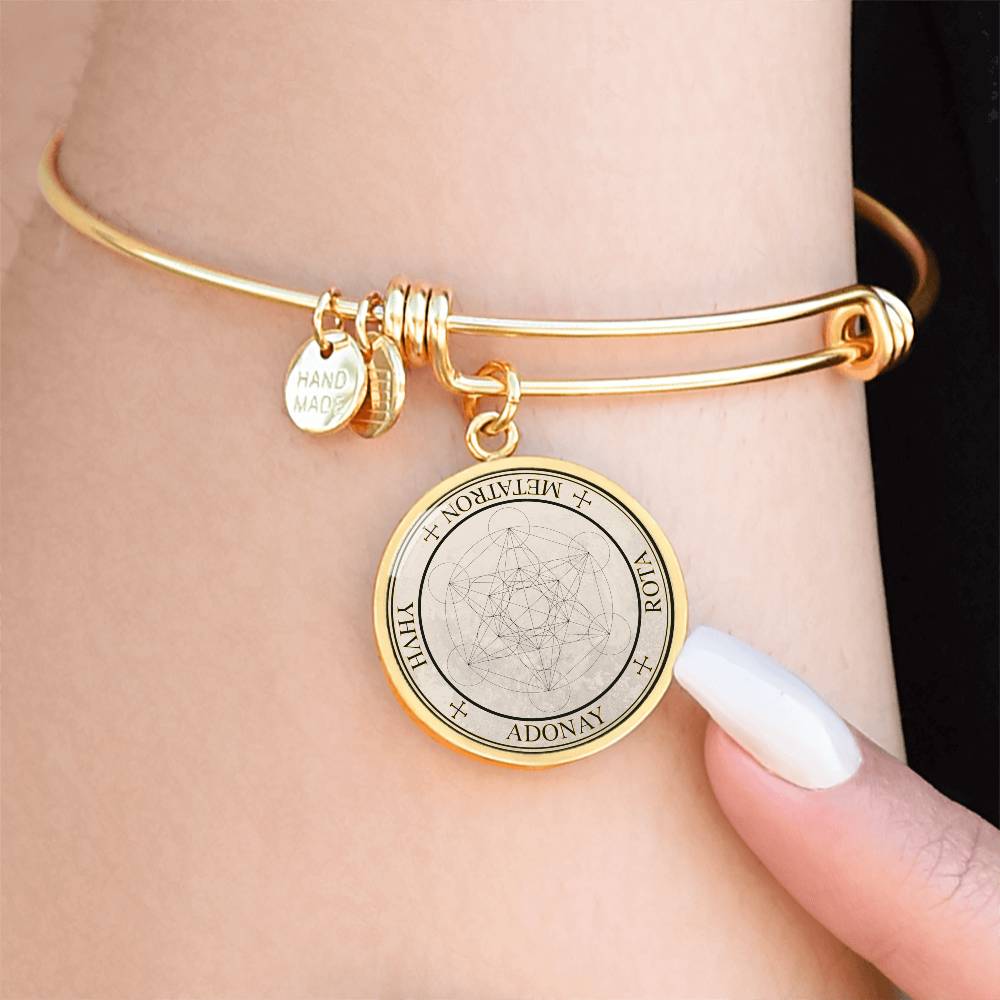 Archangel Metatron Sigil Bracelet - Old Manuscript