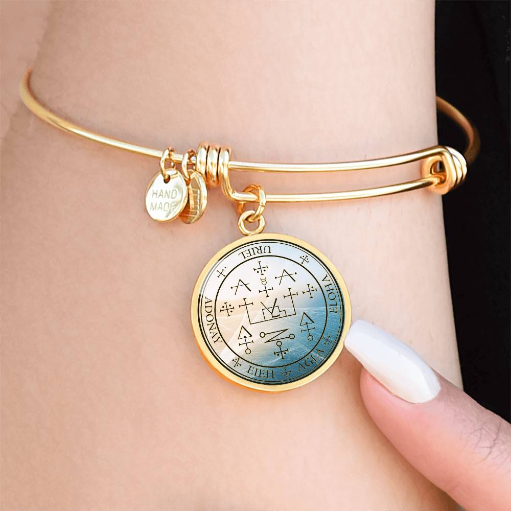 Archangel Uriel Sigil Wave Bracelet