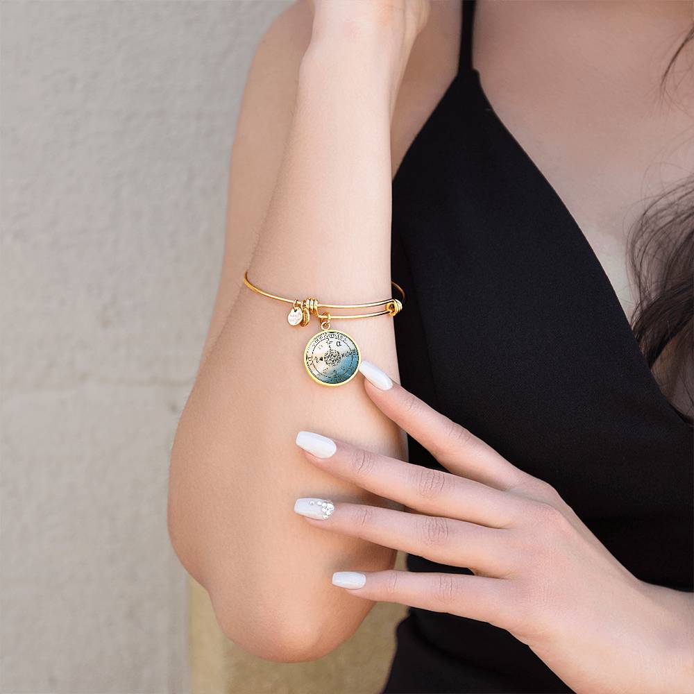 Archangel Sandalphon Sigil Wave Bracelet