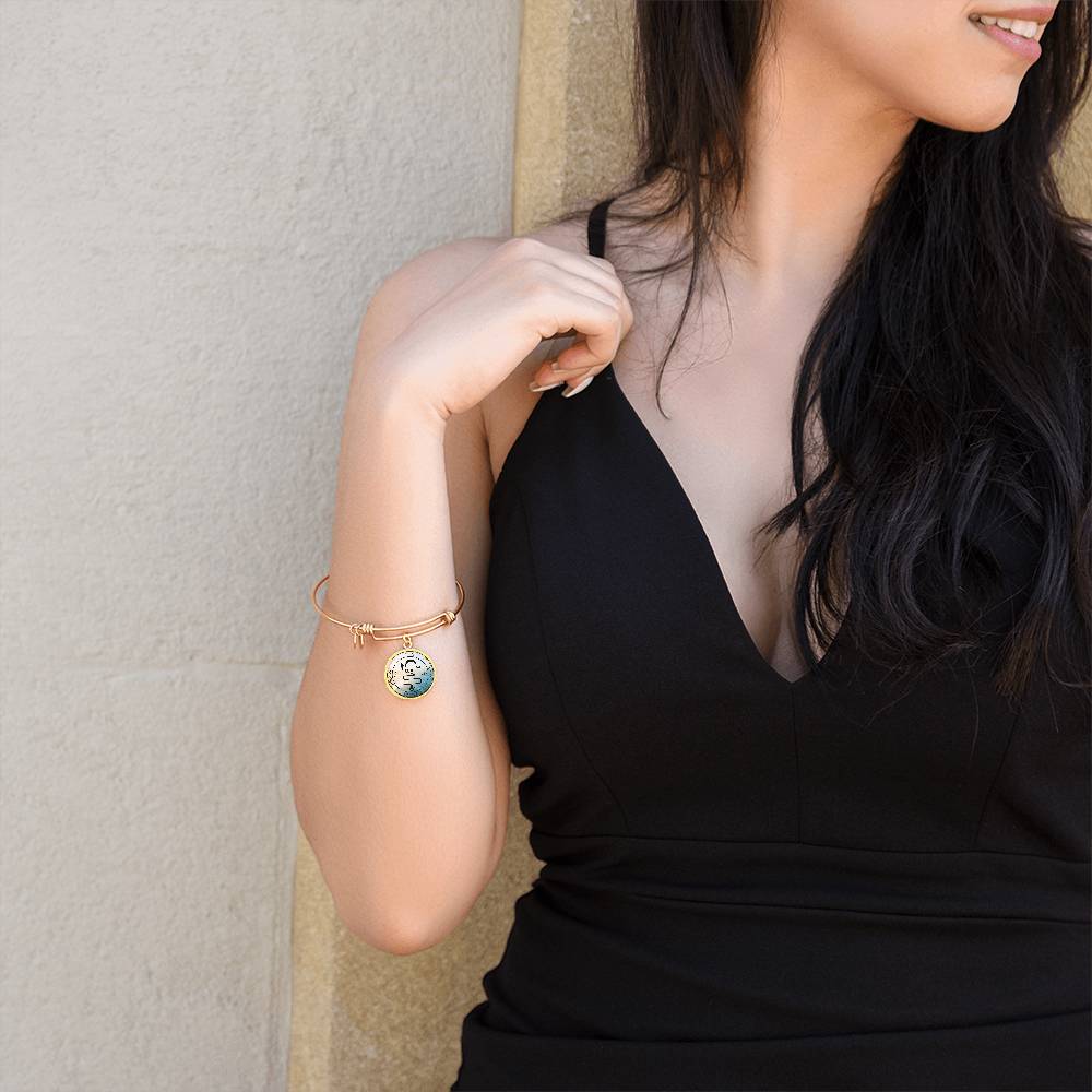 Archangel Jophiel Sigil Wave Bracelet