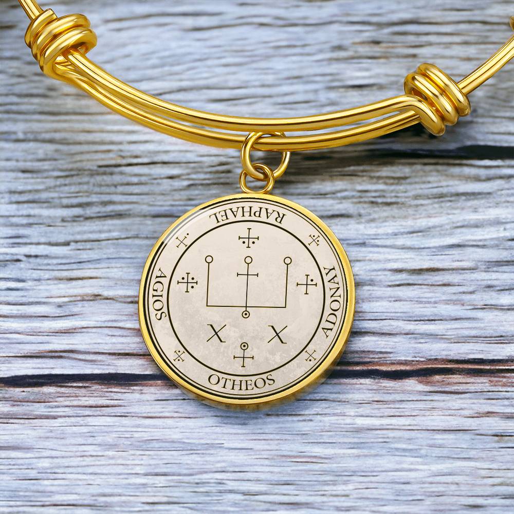 Archangel Raphael Sigil Bracelet - Old Manuscript