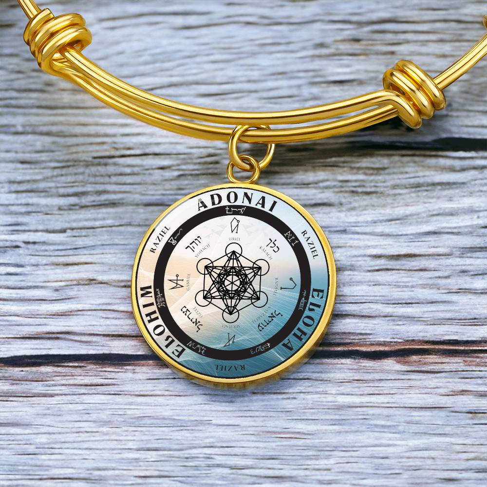 Archangel Raziel Sigil Wave Bracelet