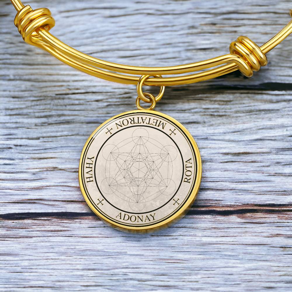 Archangel Metatron Sigil Bracelet - Old Manuscript