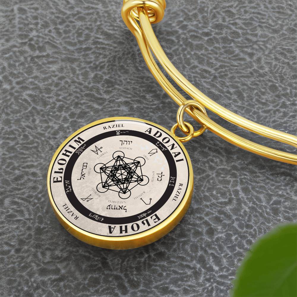 Archangel Raziel Sigil Bracelet - Old Manuscript