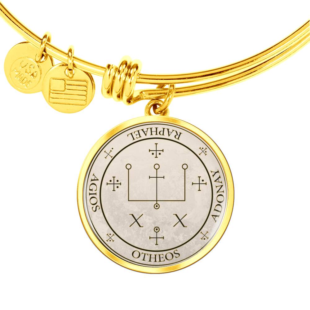 Archangel Raphael Sigil Bracelet - Old Manuscript