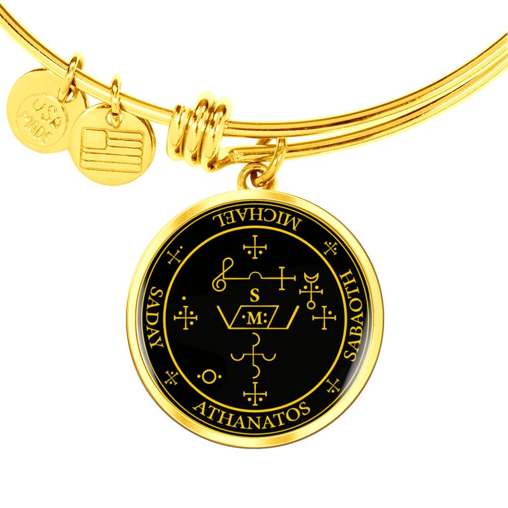 Archangel Michael Sigil Bracelet - Black