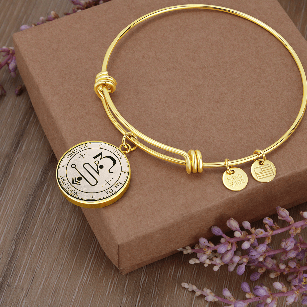 Archangel Jophiel Sigil Bracelet - Old Manuscript