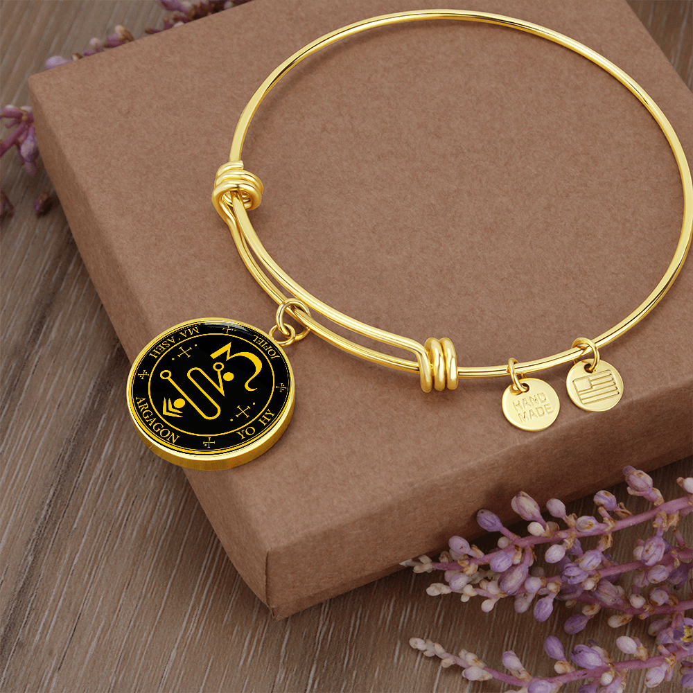 Archangel Jophiel Sigil Bracelet - Black