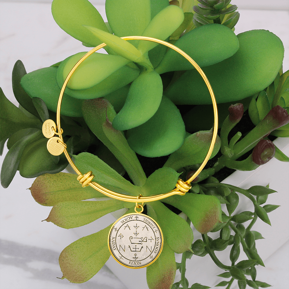 Archangel Zadkiel Sigil Bracelet - Old Manuscript