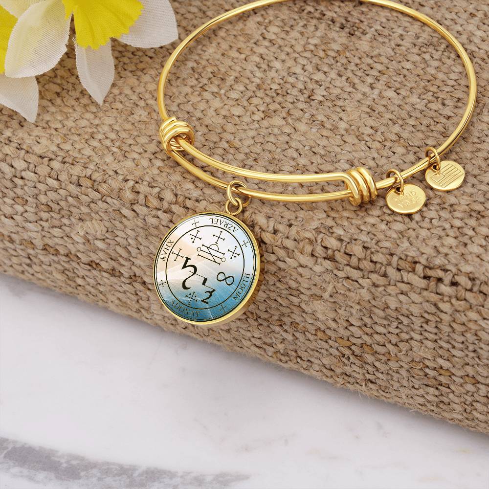 Archangel Azrael Sigil Wave Bracelet