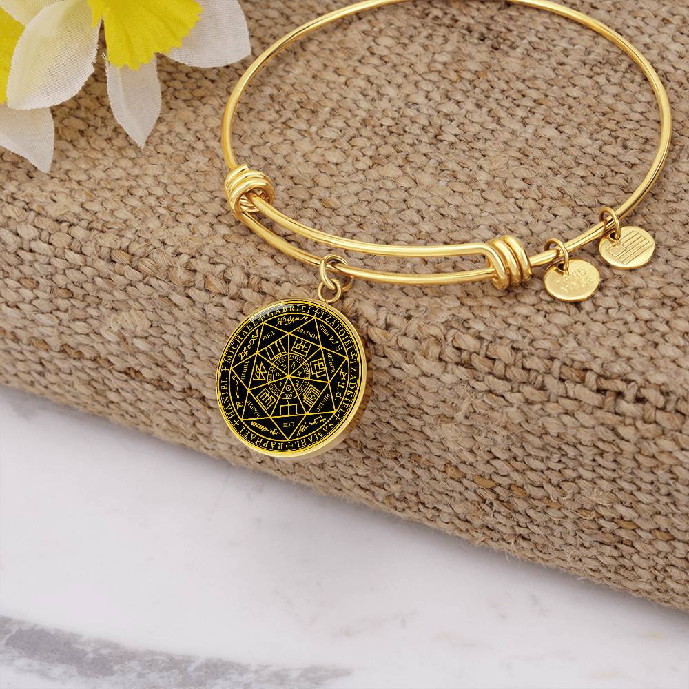 7 Archangels Sigil Bracelet - Black