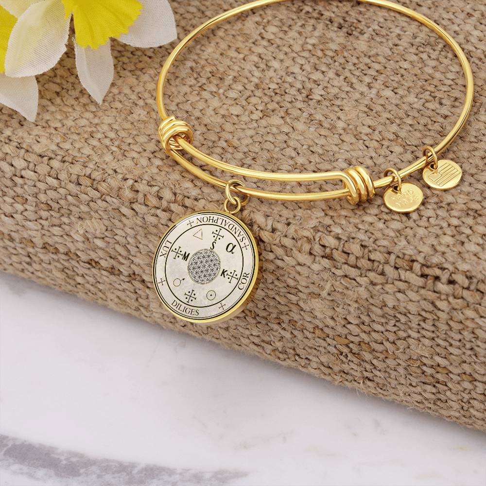 Archangel Sandalphon Sigil Bracelet - Old Manuscript