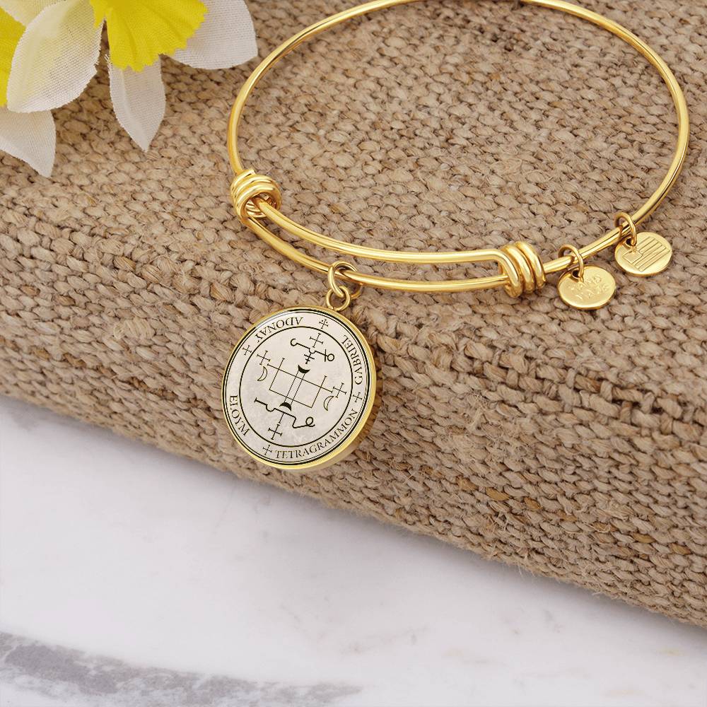 Archangel Gabriel Sigil Bracelet - Old Manuscript