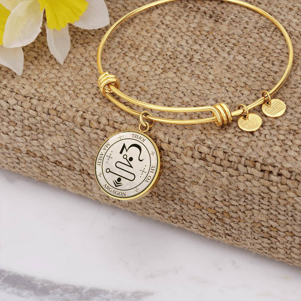 Archangel Jophiel Sigil Bracelet - Old Manuscript