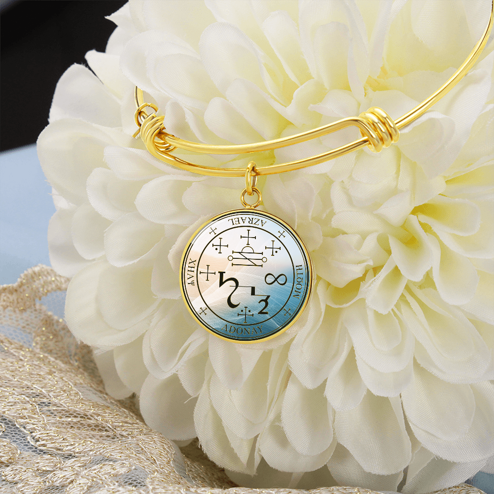 Archangel Azrael Sigil Wave Bracelet