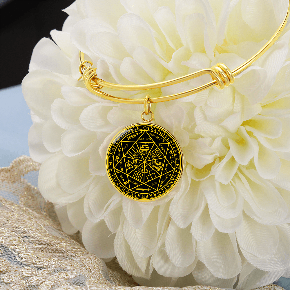 7 Archangels Sigil Bracelet - Black
