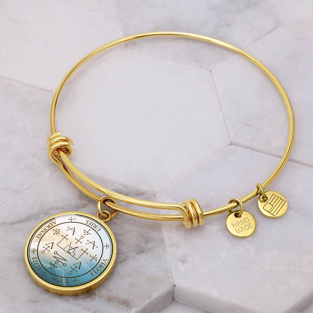 Archangel Uriel Sigil Wave Bracelet