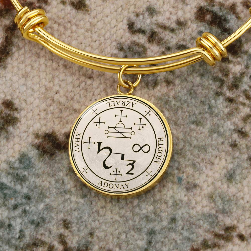 Archangel Azrael Sigil Bracelet - Old Manuscript
