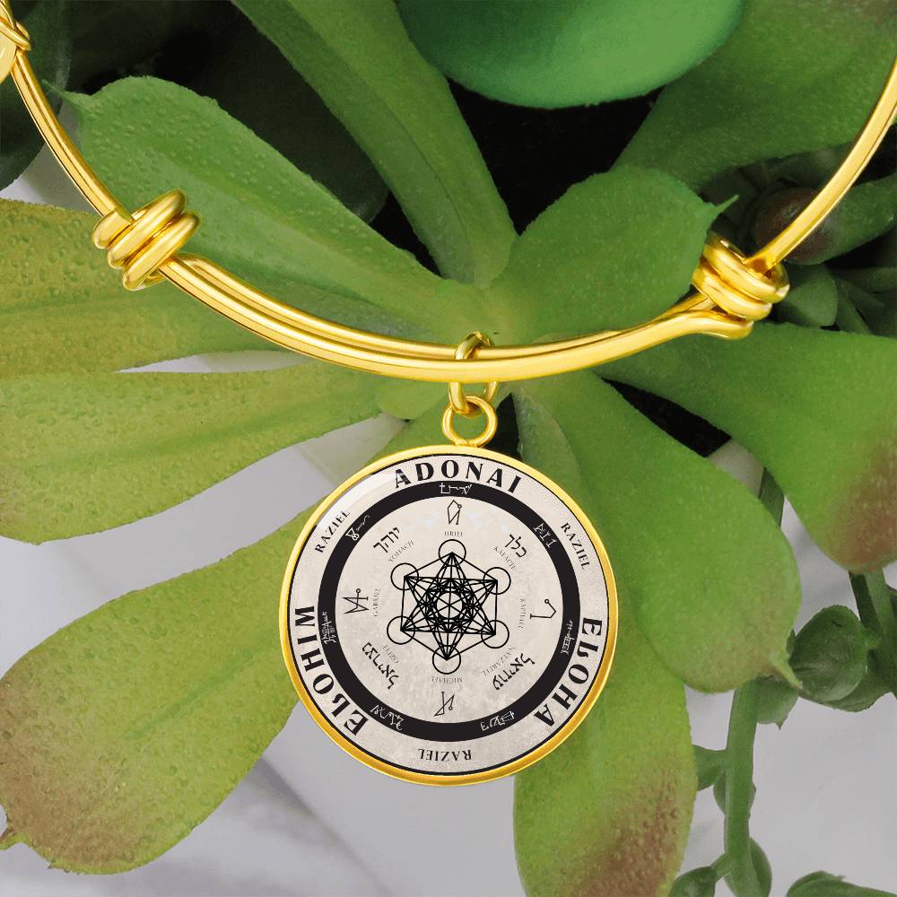 Archangel Raziel Sigil Bracelet - Old Manuscript