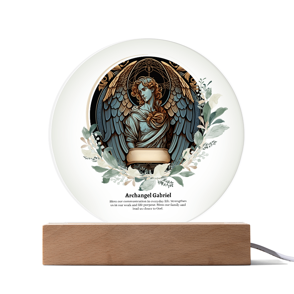 Archangel Gabriel Acrylic Plaque