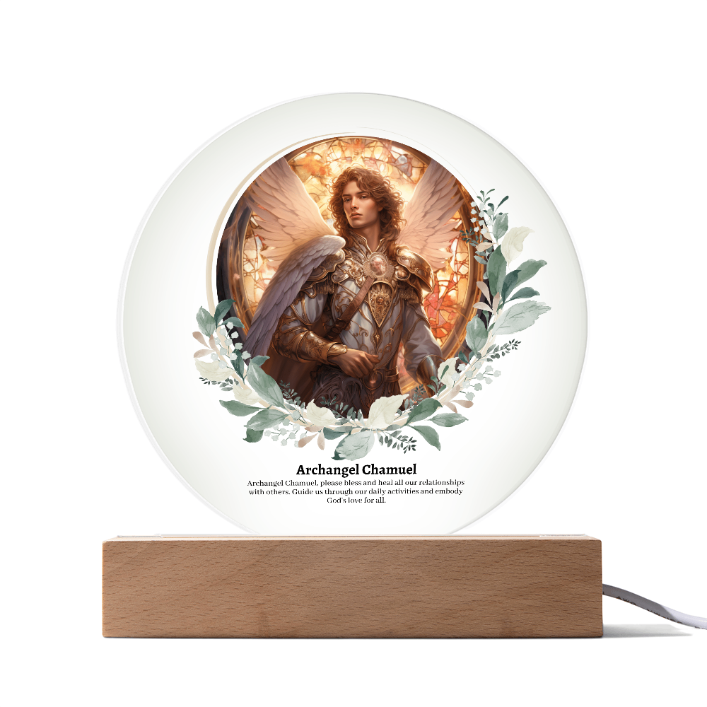 Archangel Chamuel Acrylic Plaque