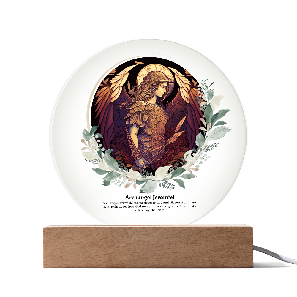 Archangel Jeremiel Acrylic Plaque