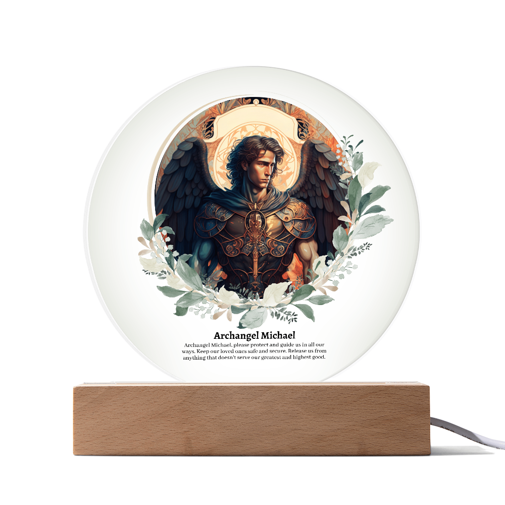 Archangel Michael Acrylic Plaque