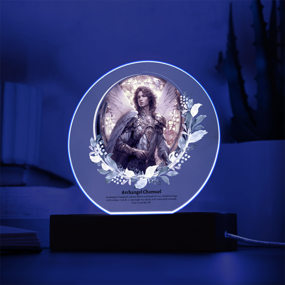 Archangel Chamuel Acrylic Plaque