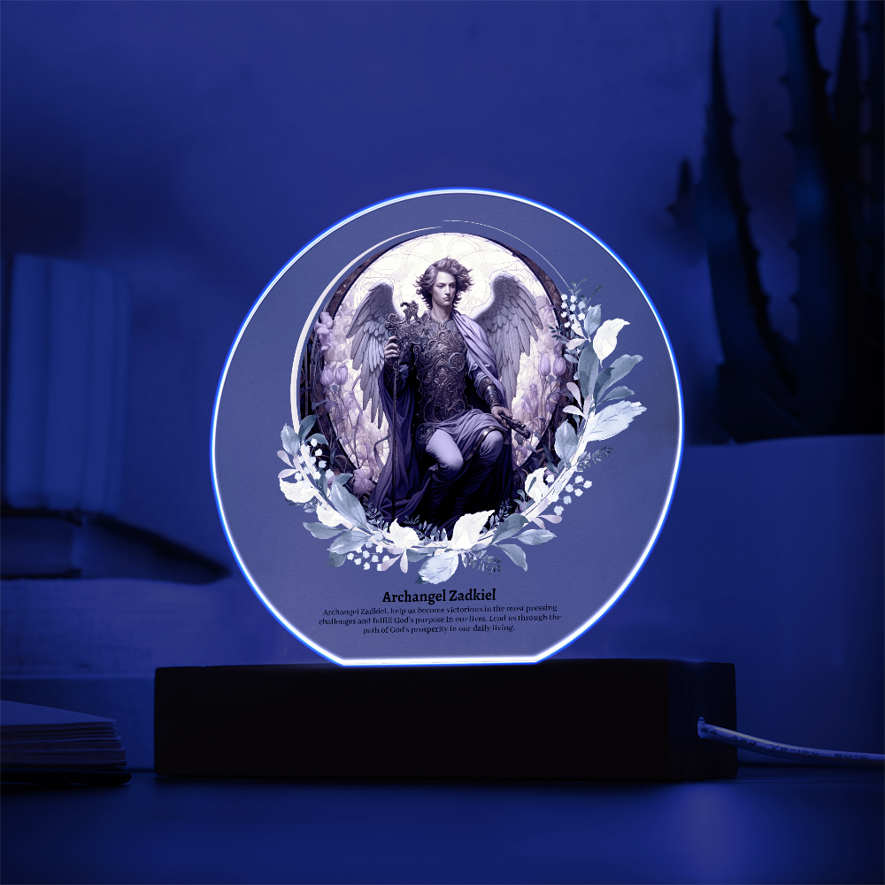 Archangel Zadkiel Acrylic Plaque