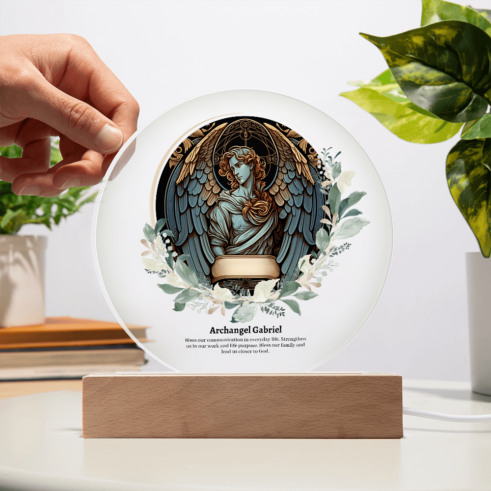 Archangel Gabriel Acrylic Plaque