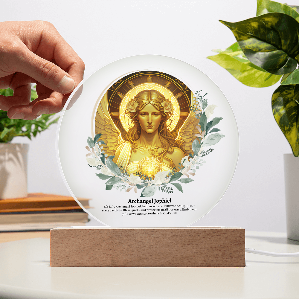 Archangel Jophiel Acrylic Plaque