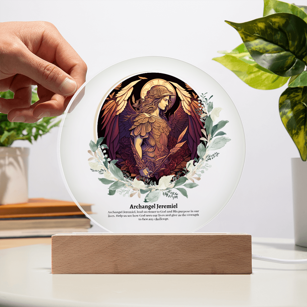Archangel Jeremiel Acrylic Plaque
