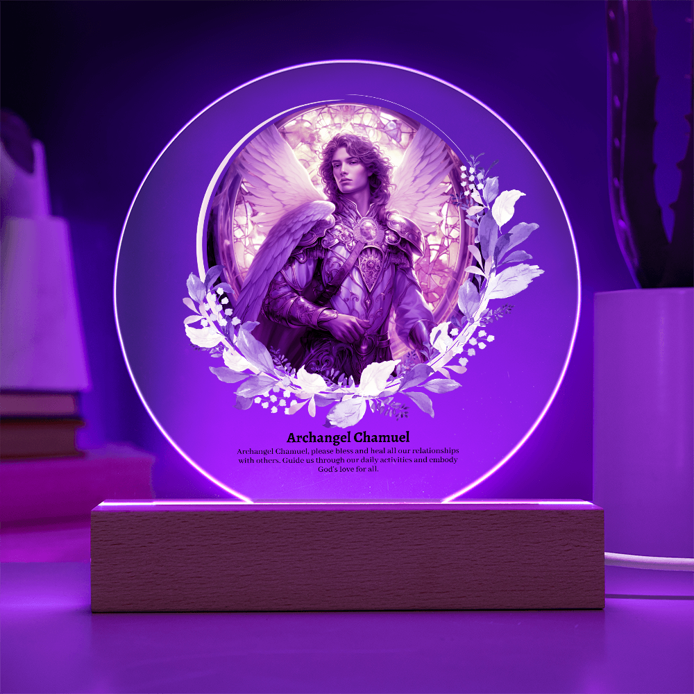 Archangel Chamuel Acrylic Plaque
