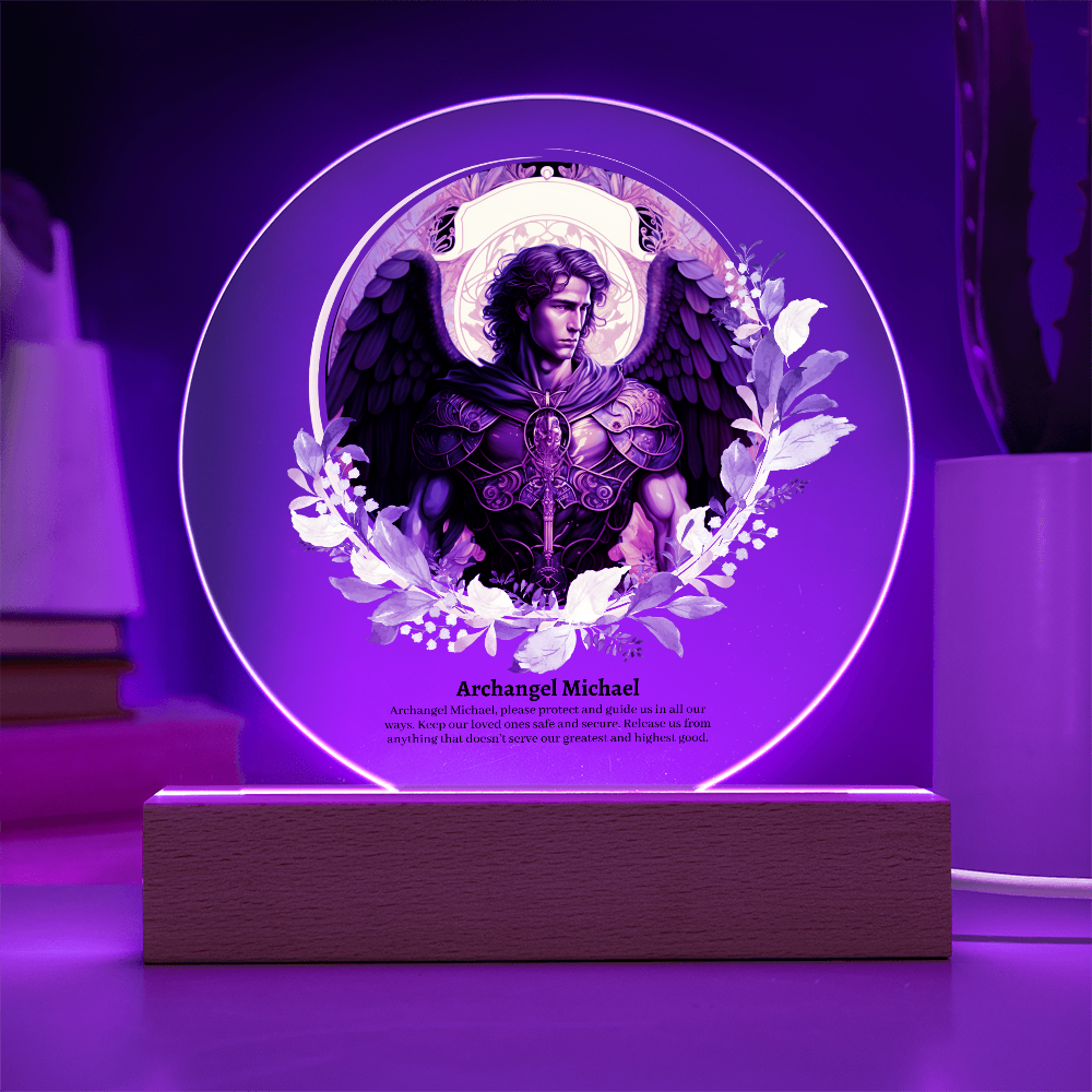 Archangel Michael Acrylic Plaque