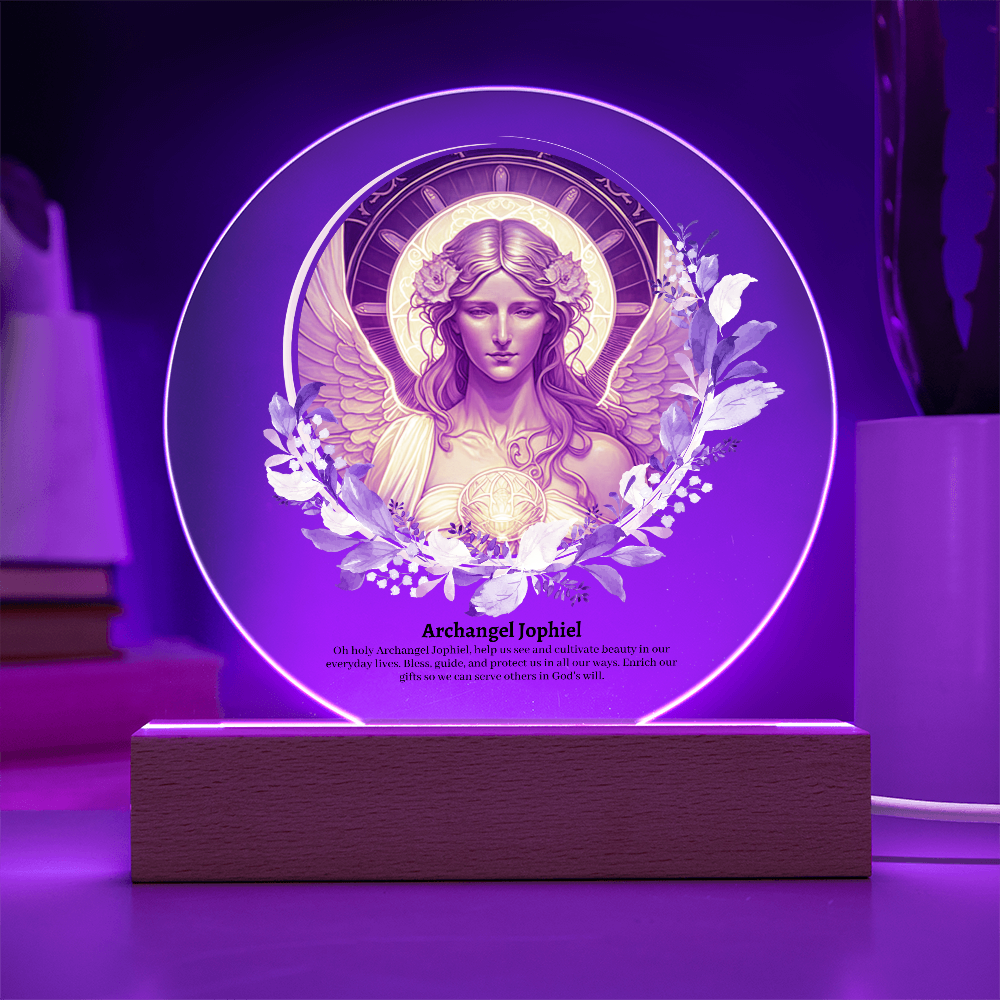 Archangel Jophiel Acrylic Plaque