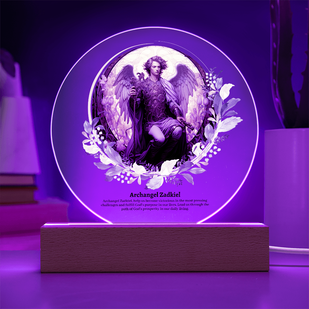 Archangel Zadkiel Acrylic Plaque
