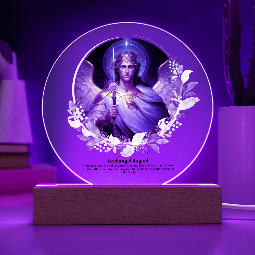 Archangel Raguel Acrylic Plaque