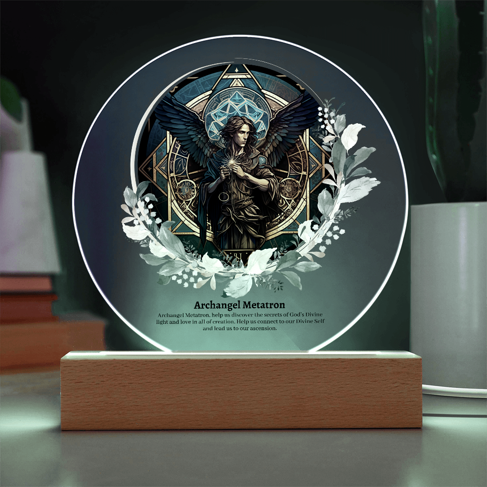 Archangel Metatron Acrylic Plaque